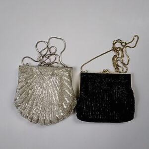 Vintage Set 2PS Women Purses And Bag
